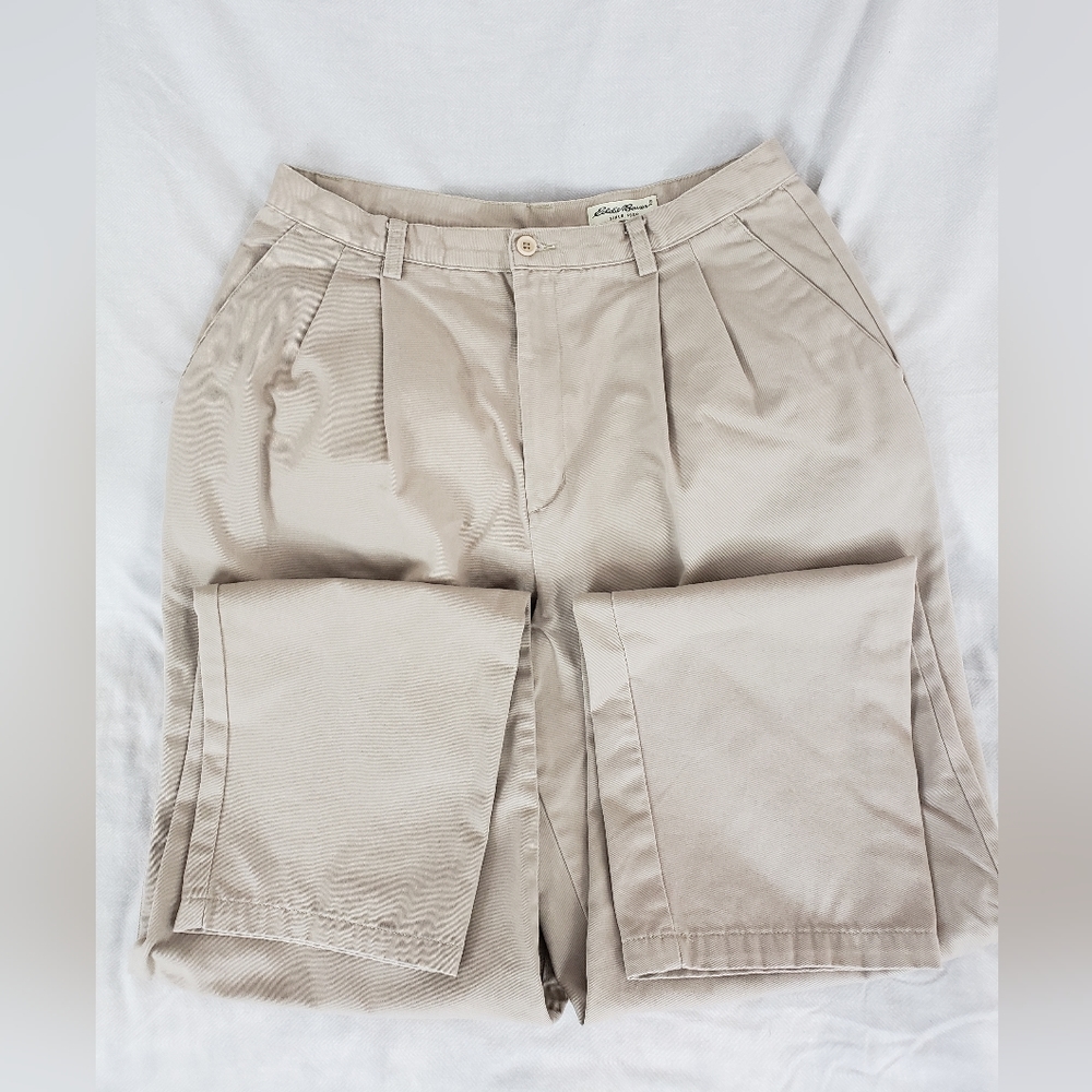 Eddie Bauer Relaxed Pleated Khakis - Sz 14T